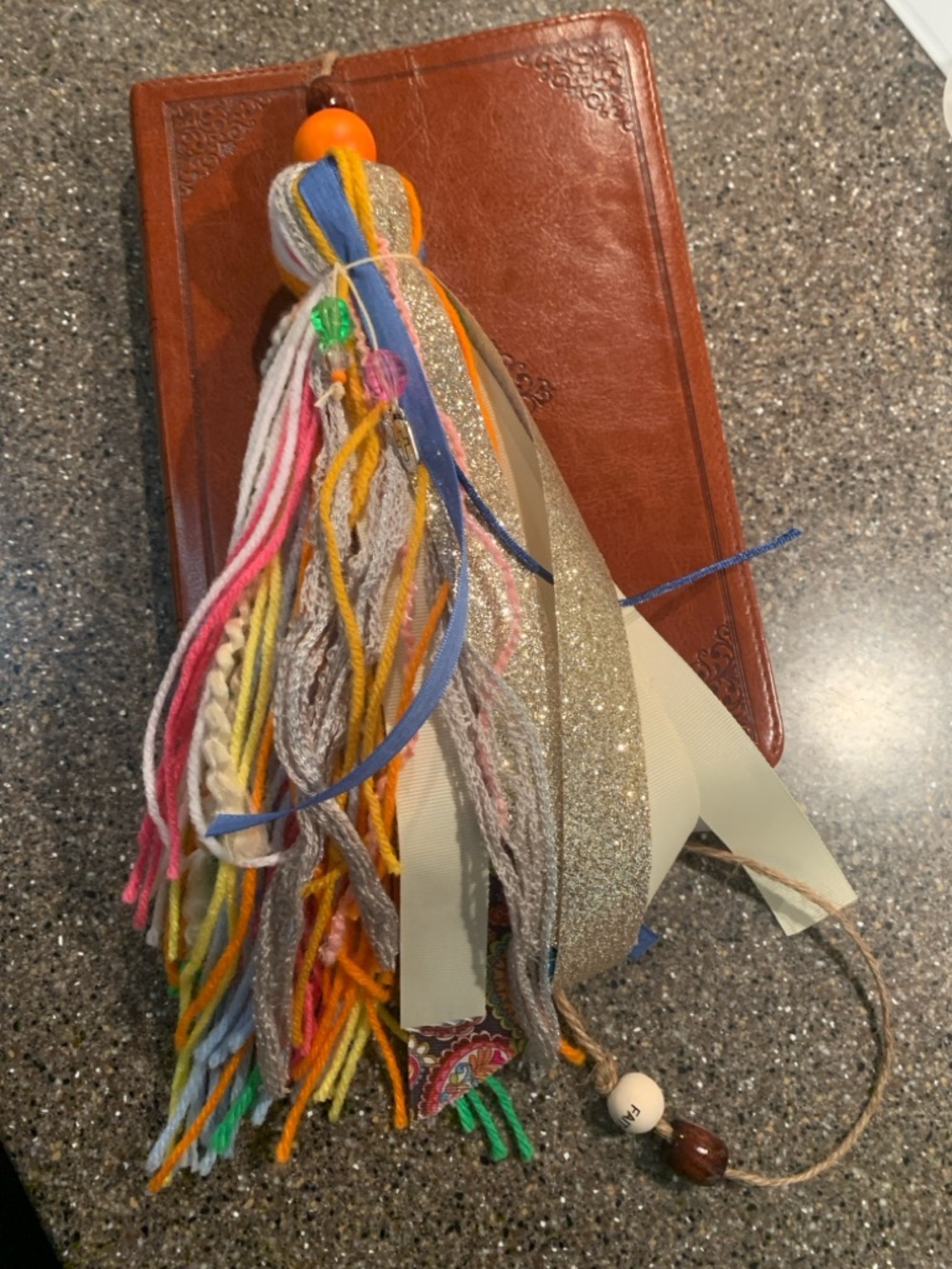 Colorful Bible/Book Tassel Bookmark with Bead Accent